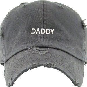 DADDY Distressed Baseball Cap